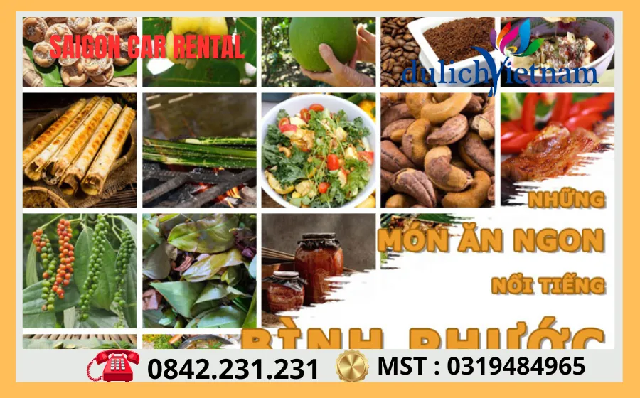 Thuê Xe Sài Gòn Đi Bình Phước 71 Nhung mon an dac san noi tieng Binh Phuoc